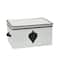 Household Essentials Green & White Ornament Storage Box